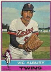 1976 Topps Baseball Cards      336     Vic Albury